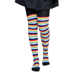 Malla Media Rayada Multicolor Mujer - Halloween Disfraz - Don Calcetín