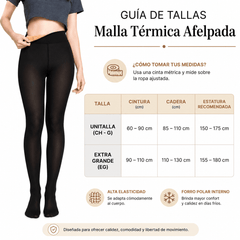 Malla Térmica Polar Afelpada - Don Calcetín