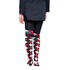 Malla Media Poker Negro Mujer