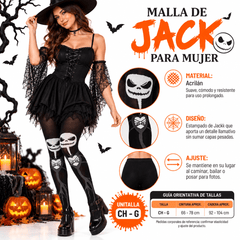 Mallas Diseño Jack Para Mujer - Don Calcetín