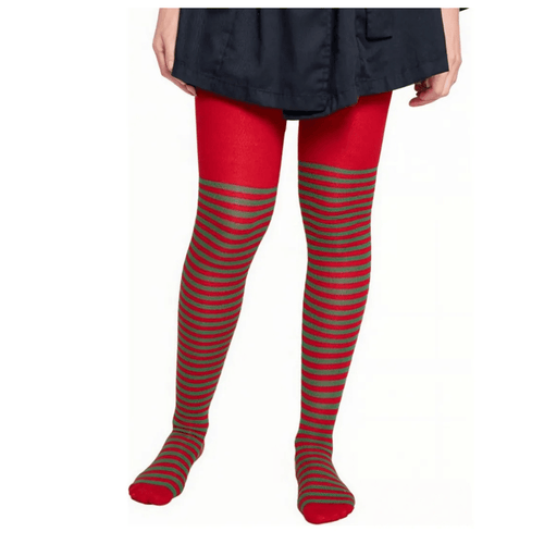 Mallas Navideñas Caramelo Villancicos - Mujer Verde y Rojo - Don Calcetín
