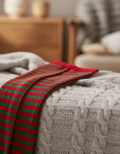 Mallas Navideñas Caramelo Villancicos - Mujer Verde y Rojo - Don Calcetín