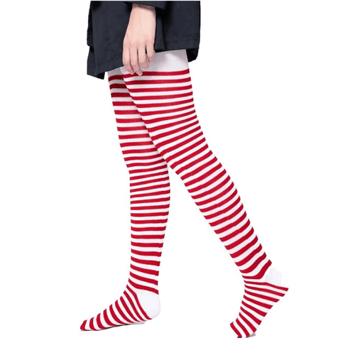 Mallas Navideñas Caramelo - Villancicos Rojo y Blanco - Don Calcetín