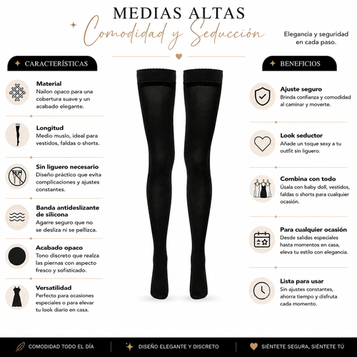 Media Sexy Para Liguero Baby Doll - Don Calcetín