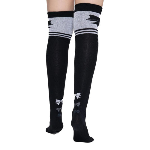 Calceta Larga Medieta Moño