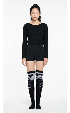 Calceta Larga Medieta Moño