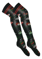 Calcetas Navideñas Para Niña - Muñeco De Nieve