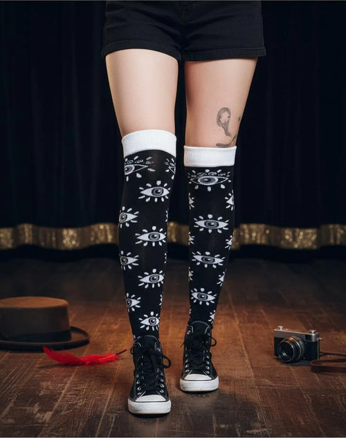 Calceta Larga Medieta Ojos