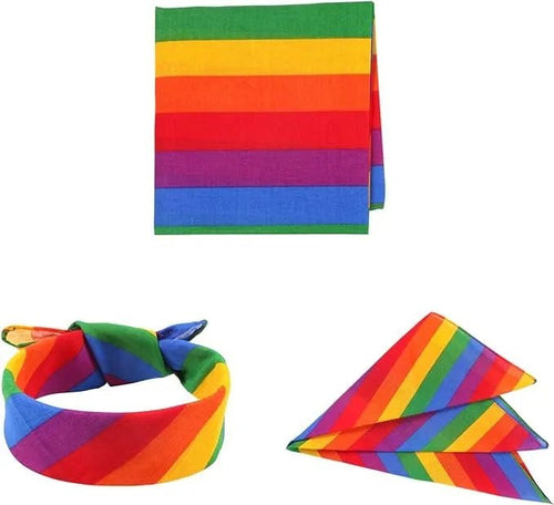 Paliacates Pañuelo Pashmina Pride Lgbtq+ Arcoiris Multicolor Pride - Set de 12 - Don Calcetín