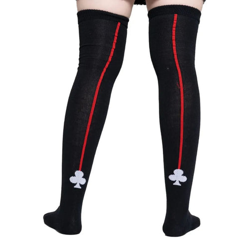 Calceta Larga Medieta Póquer As Corazon