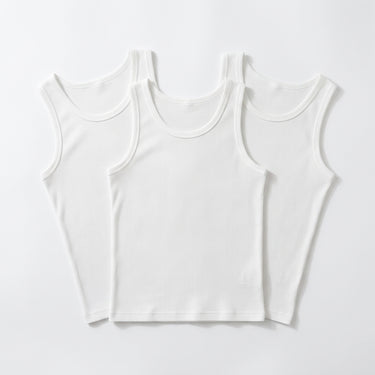 Camiseta Blanca Tirante Grueso Niño by Don Calcetín