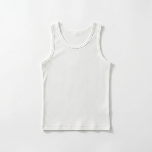Camiseta Blanca Tirante Grueso Niño by Don Calcetín