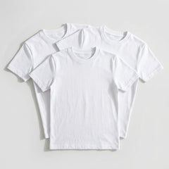 Playera Blanca Manga Corta Niño by Don Calcetín