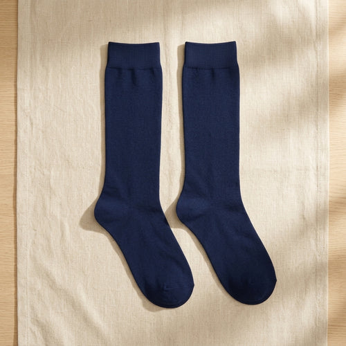 Calceta Escolar Alta Predilecta Niña 6 Pares by Don Calcetín