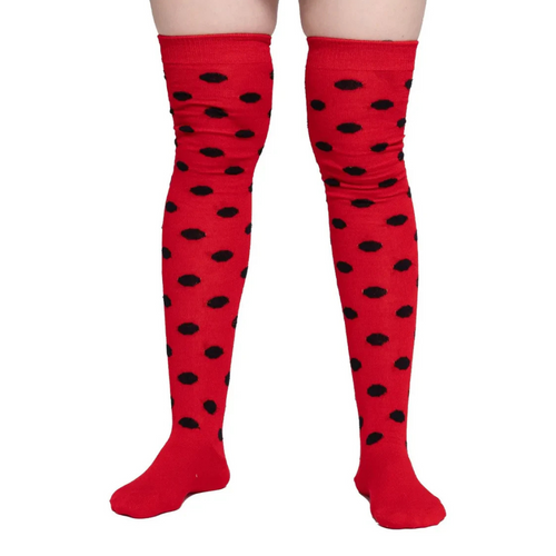 Calceta Larga Medieta Punteada Mujer