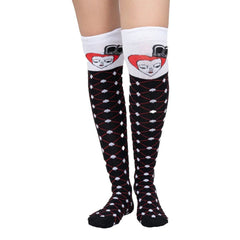 Calceta Larga Medieta Póquer Reina Cartas