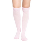 Calceta Larga Medieta Lisa Rosa