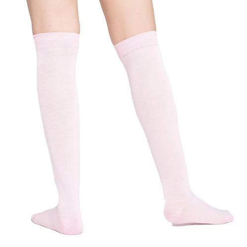 Calceta Larga Medieta Lisa Rosa
