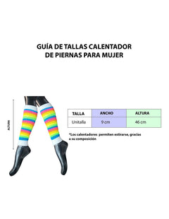 Calentador Piernas Mujer Algodón Suave Invierno Frio 3 Pares
