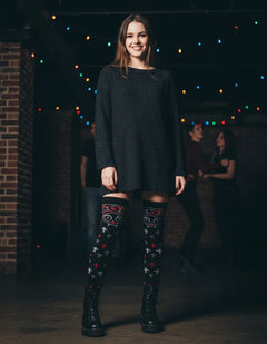 Calceta Larga Medieta Sally Jack Cruces