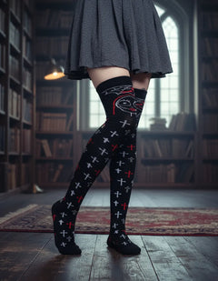 Calceta Larga Medieta Sally Jack Cruces