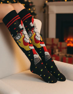 Calcetas Navideñas Largas Niña - Con Acrílico De Alta Calidad