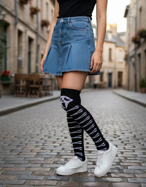 Calceta Larga Medieta Scream Máscara