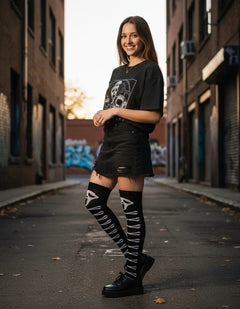 Calceta Larga Medieta Scream Máscara