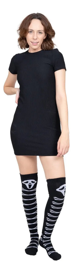 Calceta Larga Medieta Scream Máscara