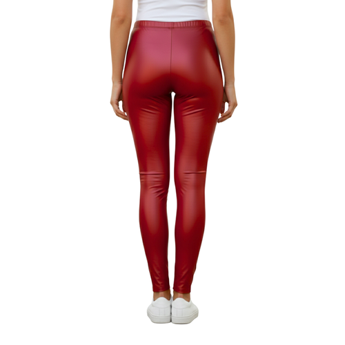 Leggings Brillosos Mujer Vinipiel Sexy Strech Uso Diario by Don Calcetín