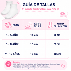 Calceta Tobillera Koos Niña 6 Pares by Don Calcetín