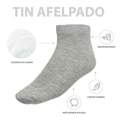 Tines Largos Algodón 6 pares - Don Calcetín