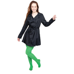 Calceta Larga Medieta Lisa Verde